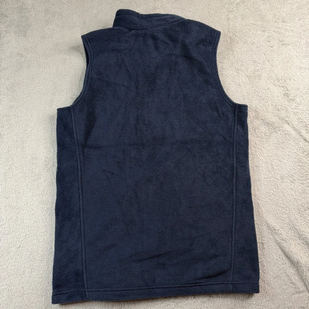 NWT Columbia Steens Mtn Fleece Vest‎ Youth XL Navy Blue Full Zip WB1433-464